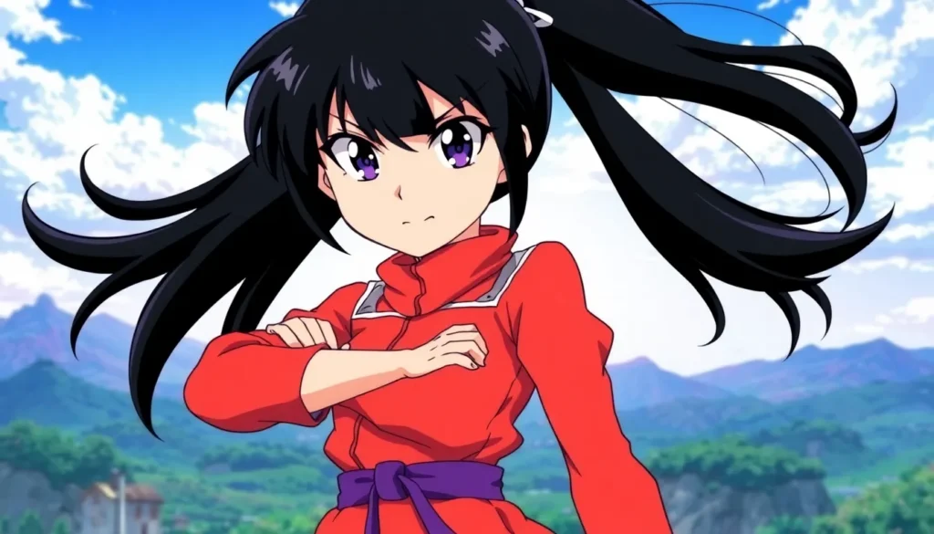 Black Hair Anime Characters Girl